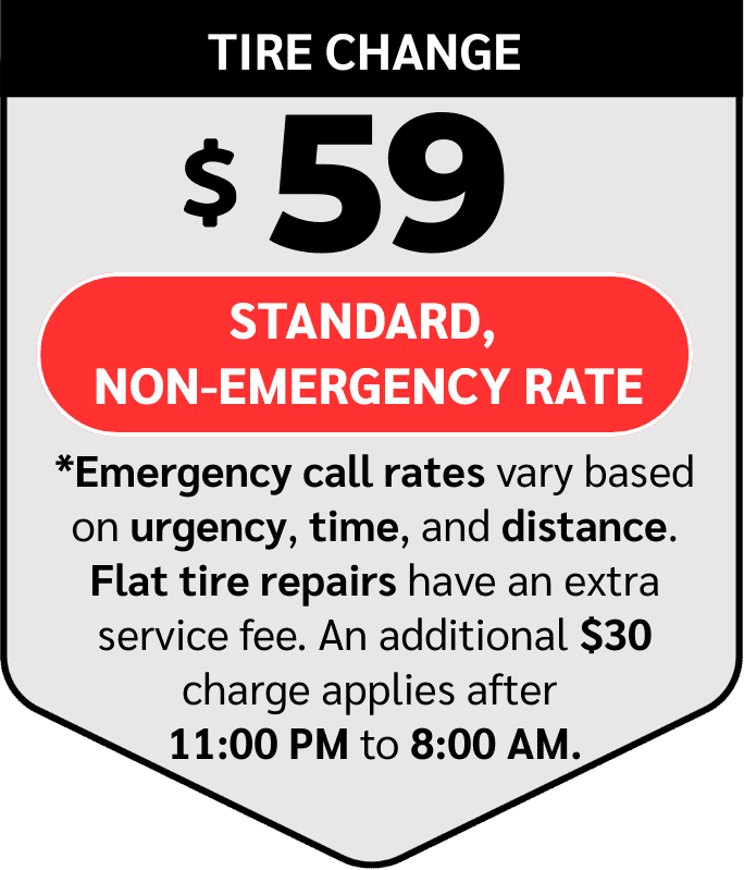 Flat Tire Repair Roadside Assistance Price | Burnaby Roadside Assistance